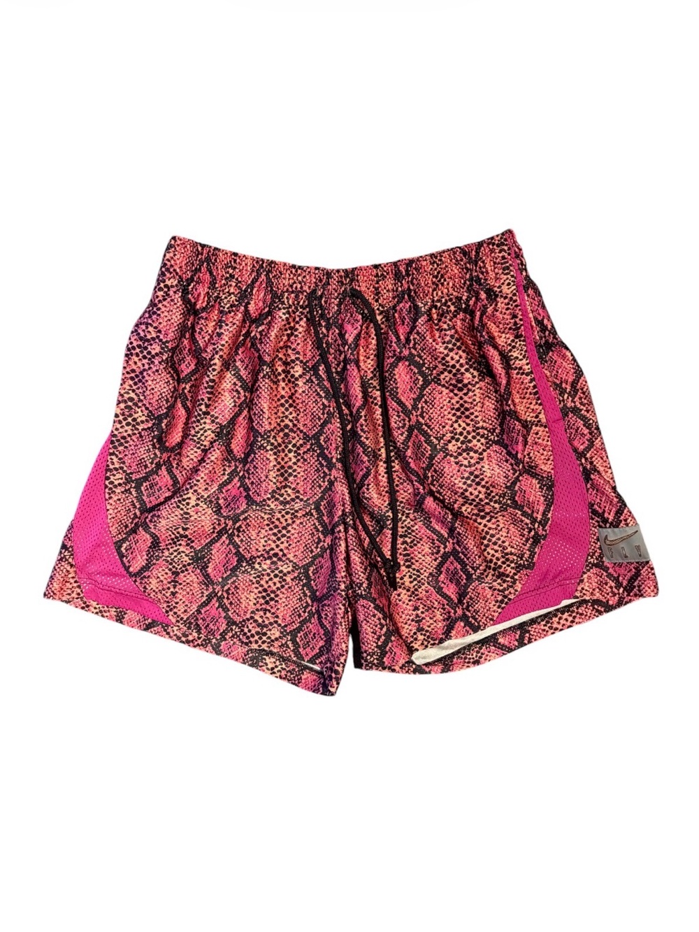 Rare Nike Dri-FIT Men’s Running Shorts Pink Snakeskin Print Size Large